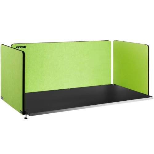 VEVOR Desk Divider Desk Privacy Panel 60'' 3 Panels Desktop Partition Green