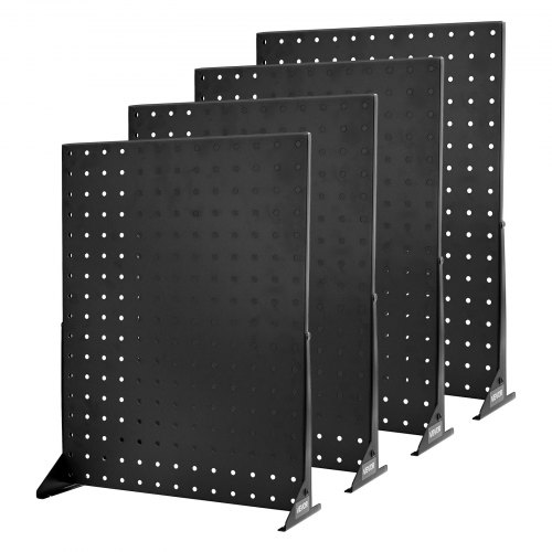 

VEVOR Pegboard Display Stand Tabletop Pegboard Panels Display Black (4 PCS)