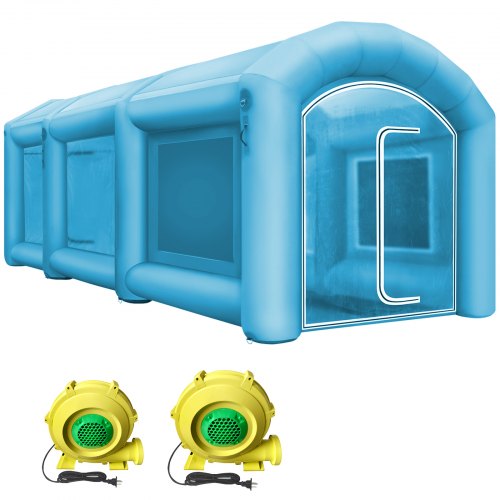 

VEVOR 20x10x8Ft Inflatable Spray Booth Custom Tent Paint Booth Inflatable