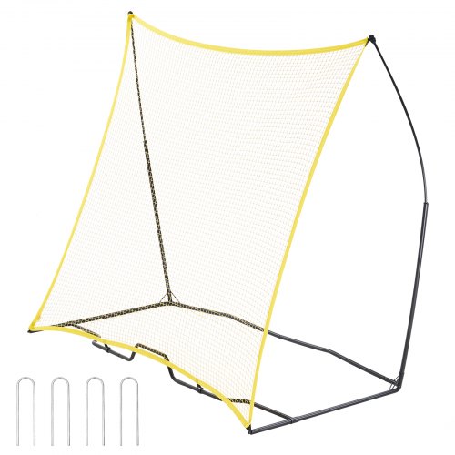 

VEVOR 7x7FT Soccer Rebounder Portable Soccer Trainer Net with Portable Bag