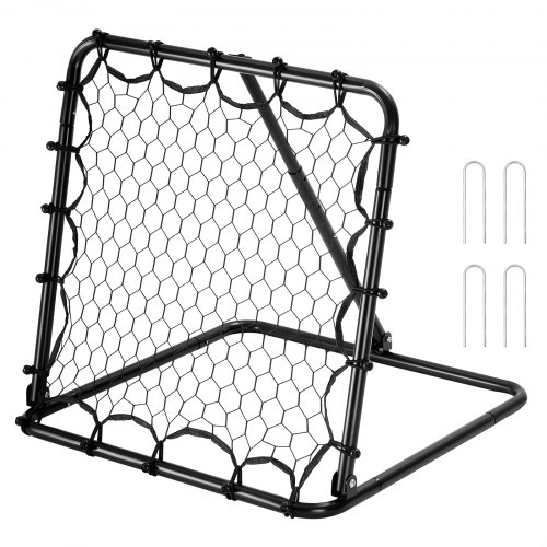 

34"x34" Soccer Rebounder Net Kick-Back Portable Football Training Gifts