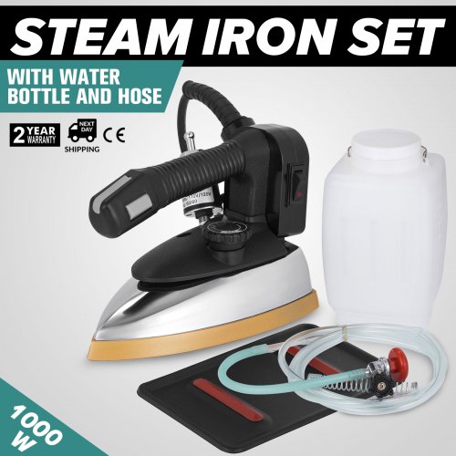 Gravity Feed Electric Steam Iron 140~428℉ 1000w Fast Thermal Conduct