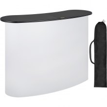 VEVOR Trade Show Display Tension Frame Display Portable Pop Up Trade Show Display Counter Promotion Foldable Podium Table Stand