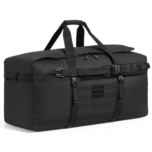 

VEVOR Tactical Duffle Bag 100L Gym Bag Duffle with Molle Design and Multi-mesh Bag