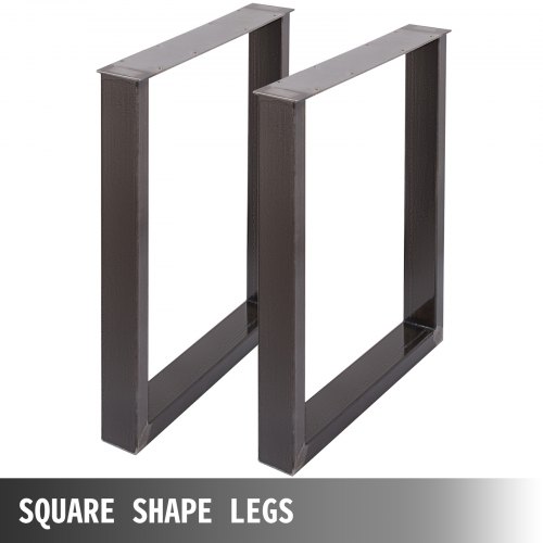 Stainless Metal Table Legs 31" Inch U Shape for Dining Table Desk 2PC Heavy Duty 