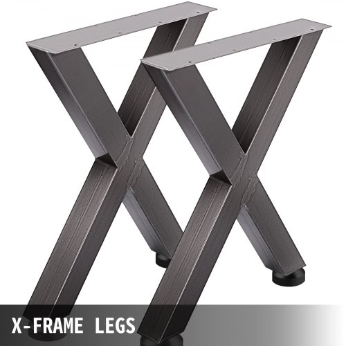 Details about   Stainless Metal Table Legs 27.5'l U Shape For Dining Table Desk 2pc Heavy Duty 