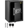 VEVOR Security Safe 2.1 Cubic Feet Electronic Safe Box with Electronic Code Lock Digital Safe Box with Two Override Keys Carbon Steel Material Money Safe for Home Hotel and Office