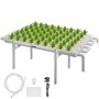 6 Pipes 1 Layer 54 Plant Sites Hydroponic Grow Kit Celery System Melons Planting