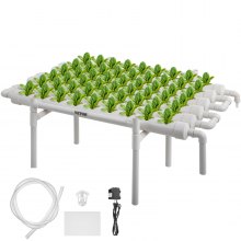 Vevor Hydroponic Grow Kit 54 Plant Sites 6 Pipes 1 Layer Plants Growing System