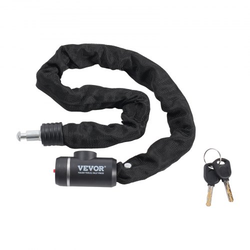 

VEVOR Bike Chain Lock 2.79 Ft Combination Bicycle Chain Lock with 2 Keys 8mm