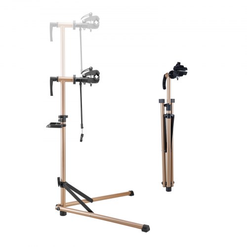 

Bike Repair Stand 88 lb Adjustable Bicycle Maintenance Rack with Tool Tray