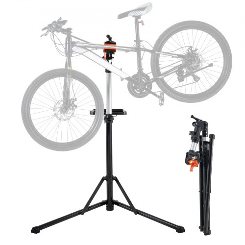 

VEVOR Bike Repair Stand, 66 lbs Heavy-duty Aluminum Bicycle Repair Stand, Adjustable Height Bike Maintenance Workstand with Magnetic Tool Tray Telescopic Arm, Foldable Bike Work Stand for Home, Shops