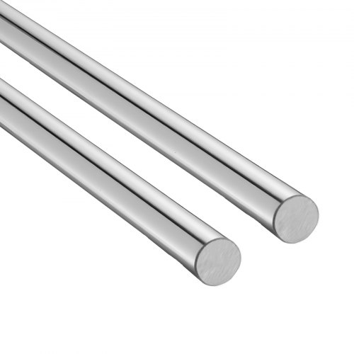 VEVOR 2PCS Linear Motion Rod, 20 mm x 1200 mm (0.79 x 47.24 in), SFC20 Carbon Steel Linear Rod Shaft, Anti Rust and High Precision, High Hardness Shaft, for Cutting Grinding Milling Drilling Machine