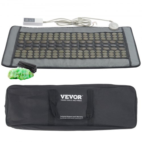 

VEVOR Far Infrared Heating Pad 108 Natural Jade 42 Tourmaline Stone Heating Pad