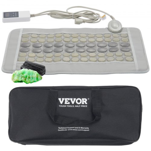 

VEVOR Far Infrared Heating Pad 52 Natural Jade & 20 Tourmaline Stone Heating Pad