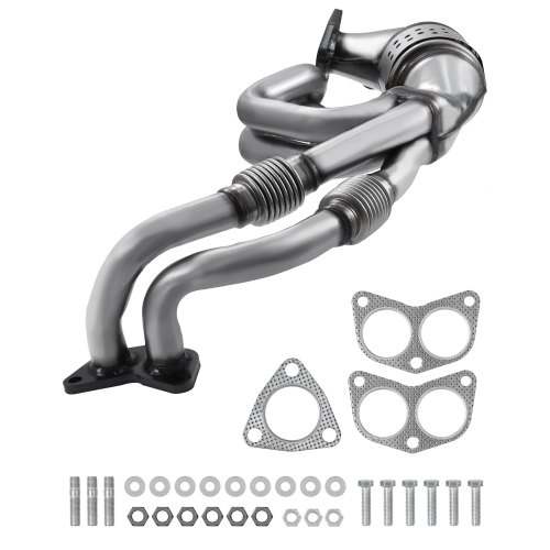 

Catalytic Converter Compatible with Subaru SAAB 9-2X 2.5L H4 Front High Flow