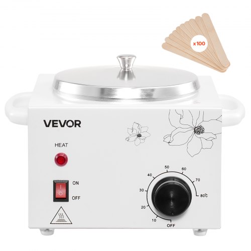 

VEVOR Single Wax Warmer 600ML Professional Waxing Heater Pot for Hair Removal