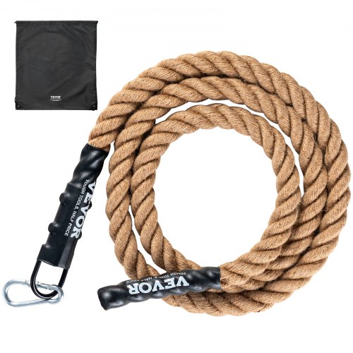 

VEVOR 3.8cmx3.1m Gym Climbing Rope Fitness Strength Training Rope Home Exercise