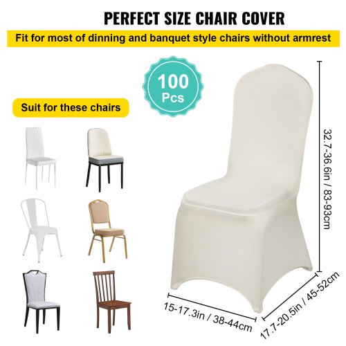 100X Spandex Stretch Chair Covers Polyester Pleated Ruffled Wedding Celebration 