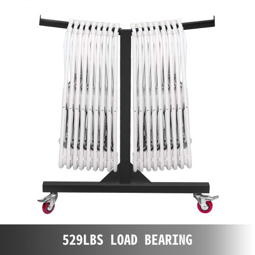 Folding Chair Cart Folding Chair Rack 529lbs Chair Dolly for 60 Chairs Storage 