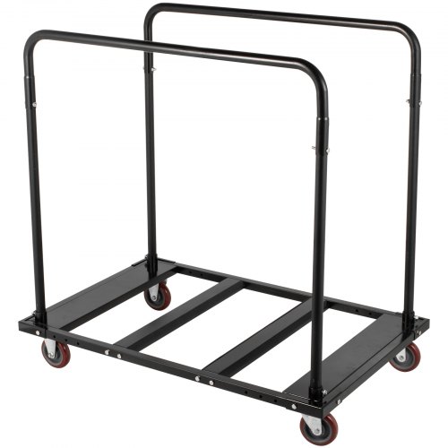 Round Folding Table Cart Dolly 8-10 Table Capacity 