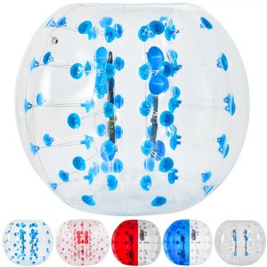 VEVOR Bulle Gonflable Pare-chocs Sumo Foot 2 Pièces - 1,5 M De Diamètre, Rouge Et Bleu