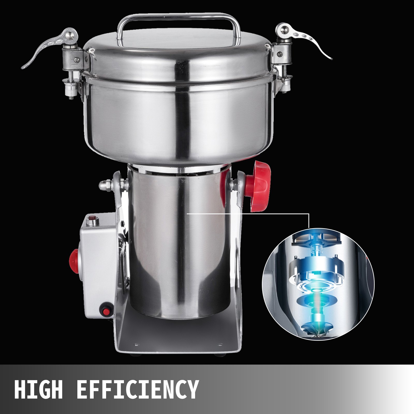 VEVOR 1000g Electric Herb Grain Mill Grinder 25000 R/min Pepper