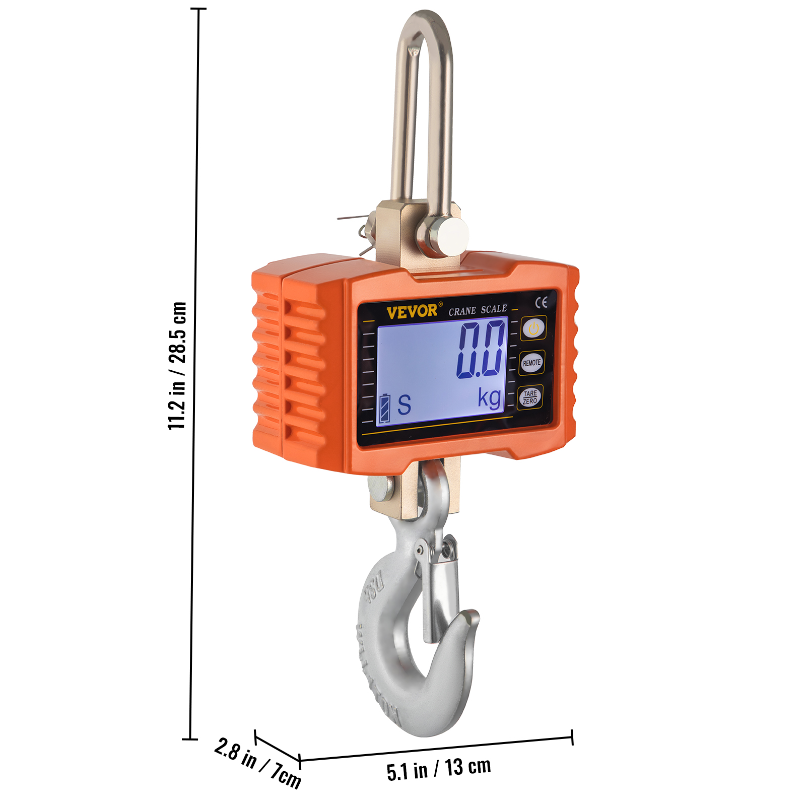 Hanging Scale Crane Scale 1000 Kg 2000 Lb Digital Industrial Heavy Duty