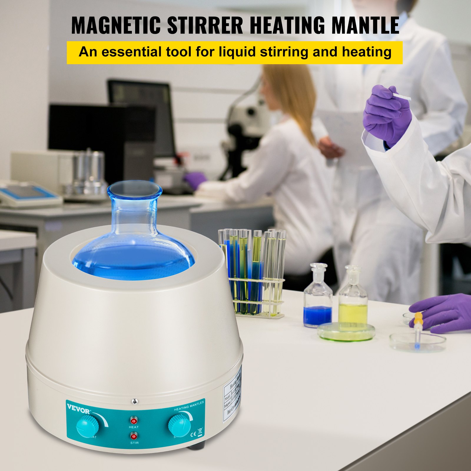 VEVOR Heating Mantle 1000ml Stirrer Heating Mantle 350W