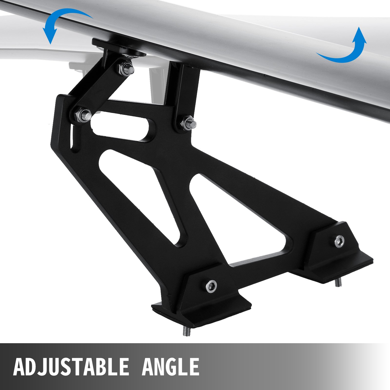 VEVOR GT Wing 43.3Inch Universal Aliminum GT Wing Spoiler Single Deck