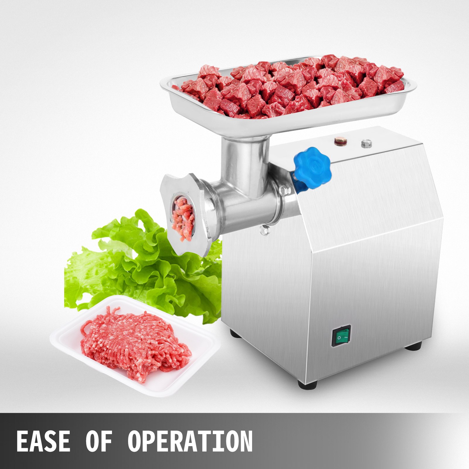 1.14HP 850W Commercial Electric 270 lbs/h Steel Meat Grinder VEVOR US