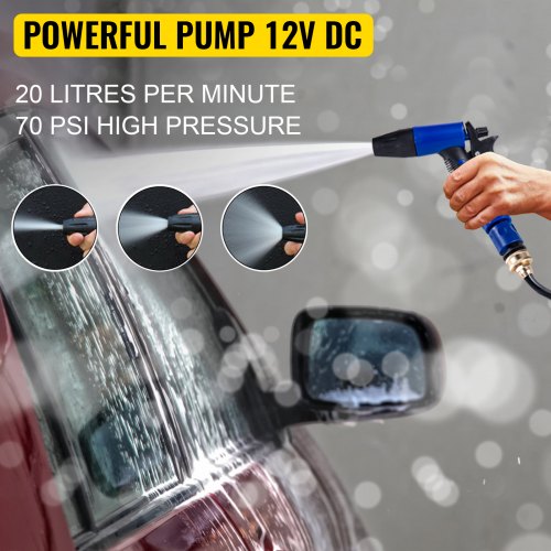 Washdown Deck Wash Pump Kit 12v 20 Lpm 70 Psi Caravan Rv Boat Marine Vevor Us 9287