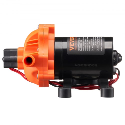 Membranvattenpump, 13,25 L/min, 207x138x125 mm, Justerbart tryck