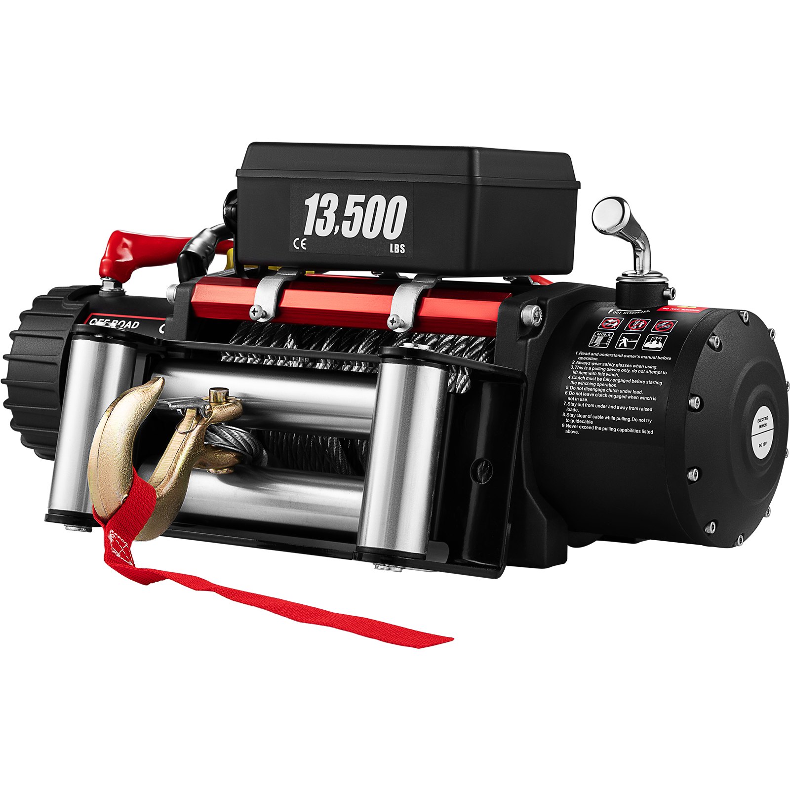 VEVOR VEVOR Electric Winch Recovery 12v 13500Lb / 6125Kg,Electric Truck