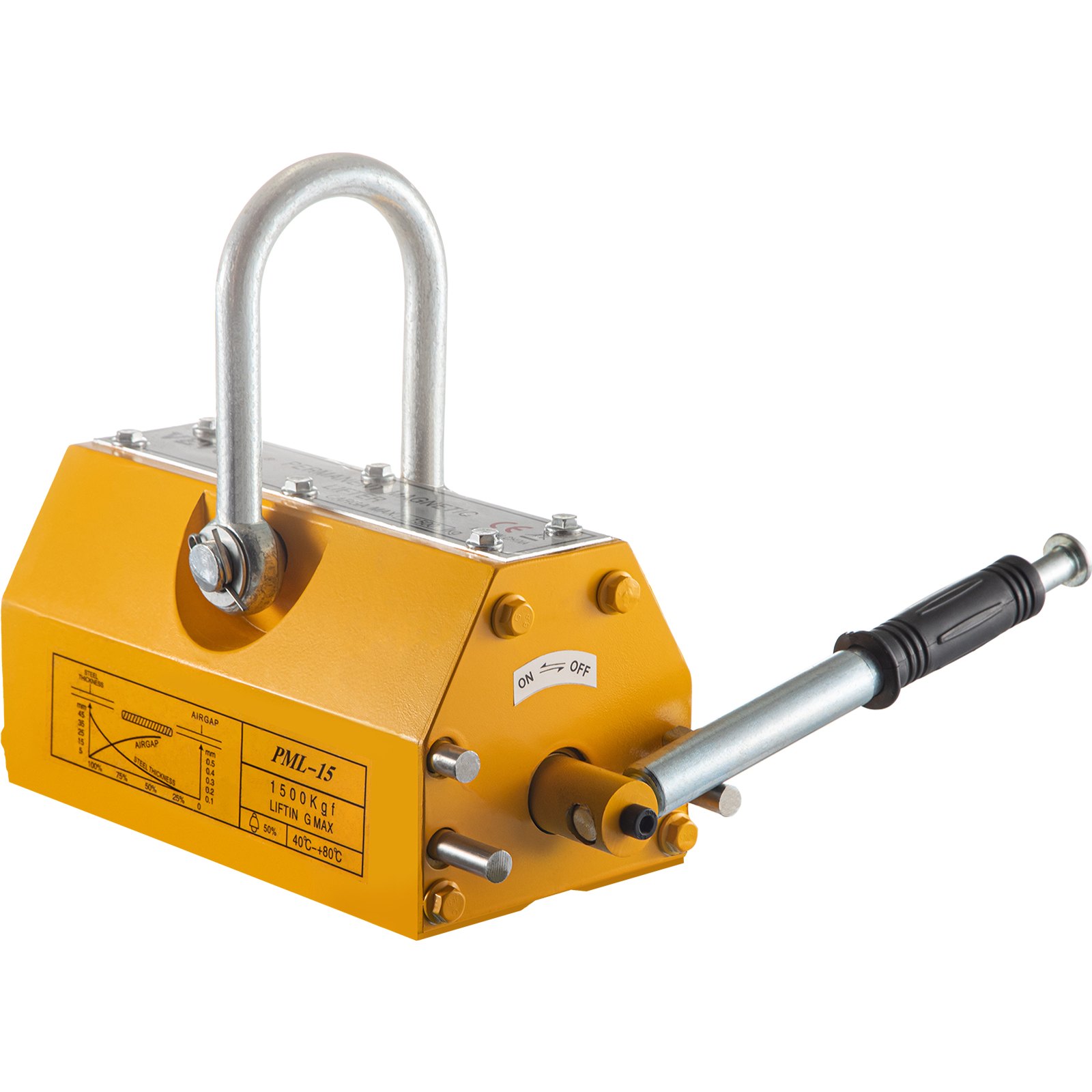 VEVOR Lifting with Release, 3300 LBS Pulling Force Steel