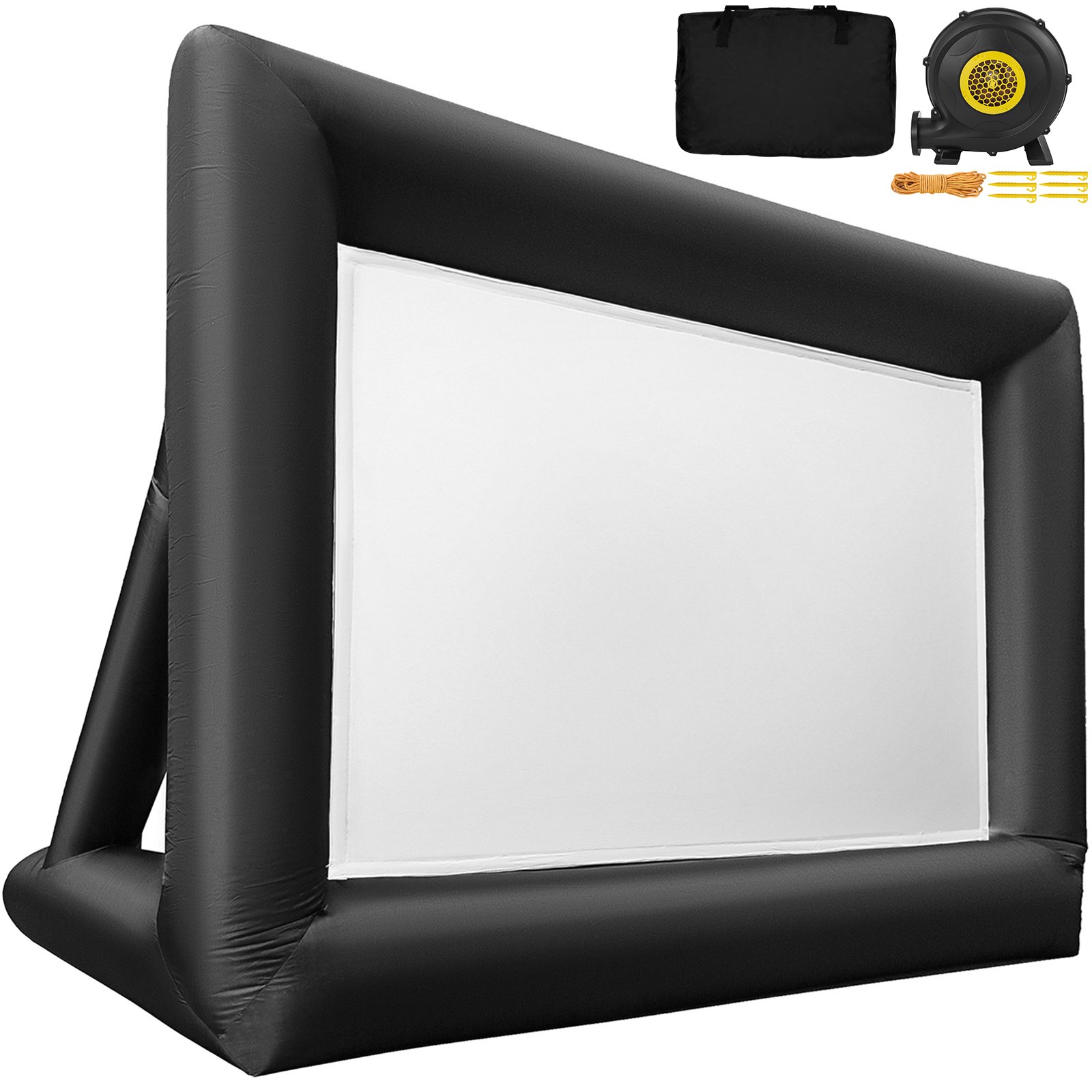 VEVOR Inflatable Movie Screen, 16ft, Portable Huge Inflatable Projector