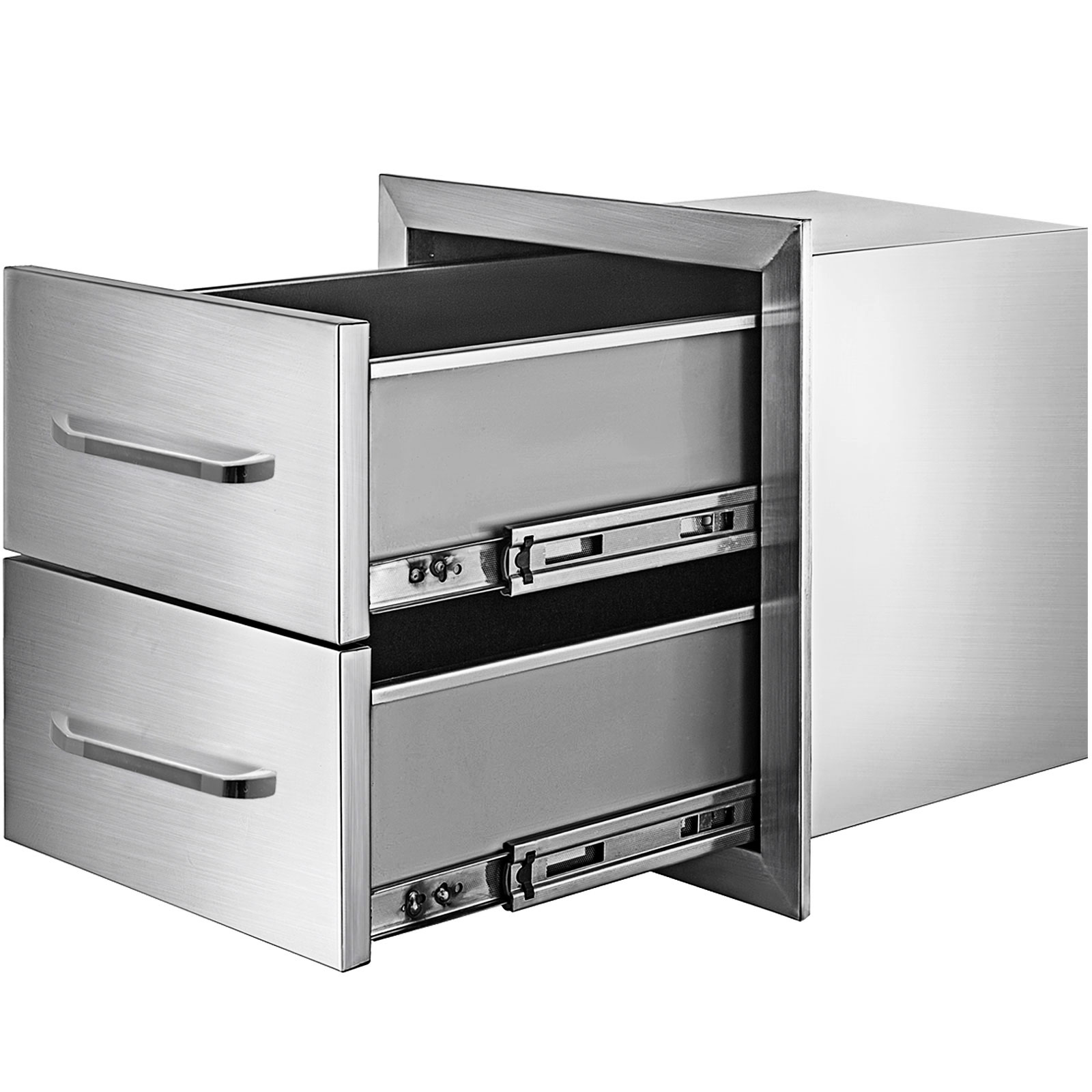 BBQ Island /Outdoor Kitchen Drawer 18X20.5" Stainless Steel Double