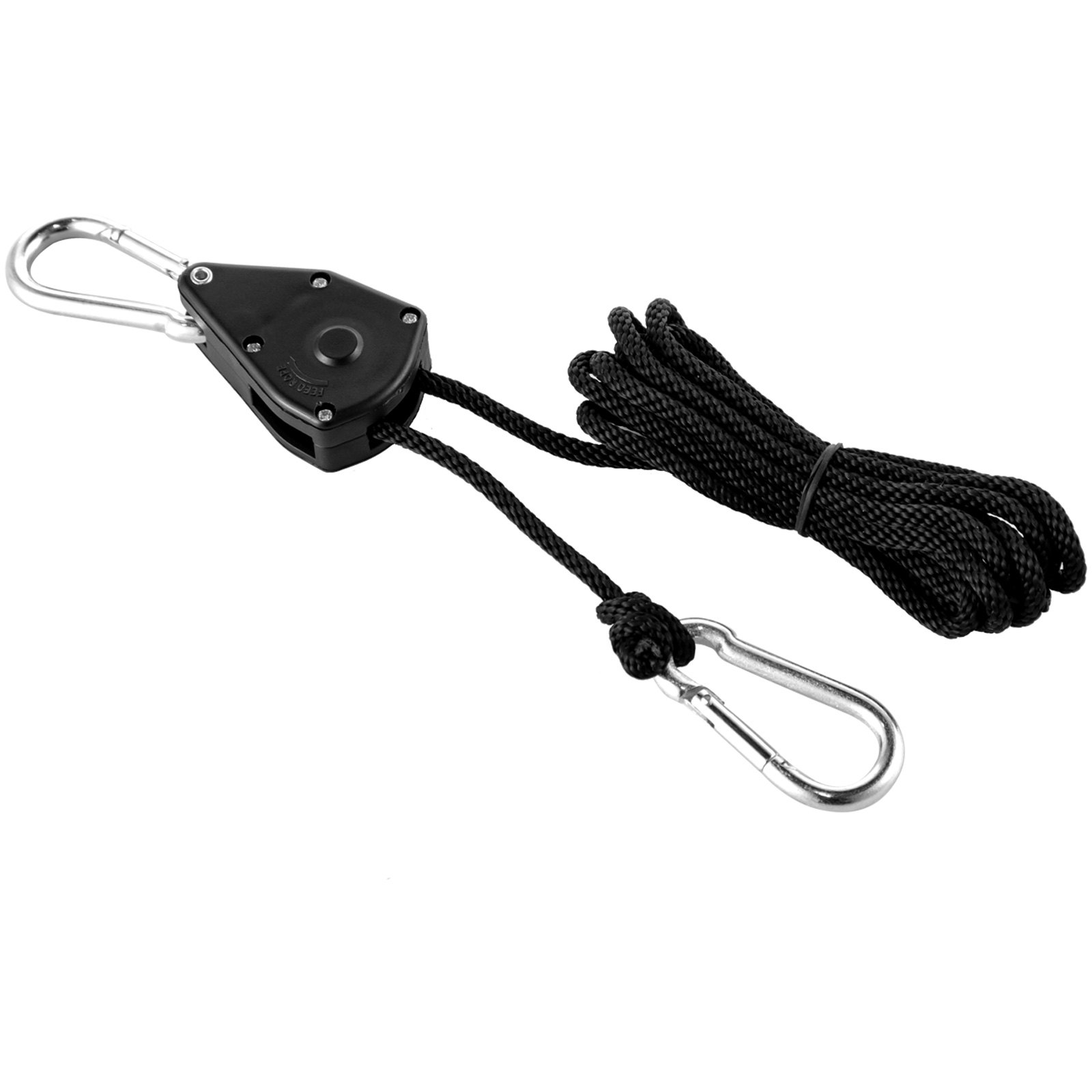VEVOR Grow Light Rope 49Pair, Heavy Duty Adjustable Rope Clip Hanger 1/