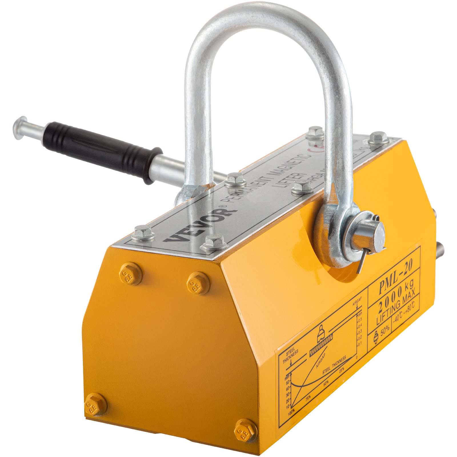 VEVOR Lifting with Release,4400 Lbs Pulling Force Steel