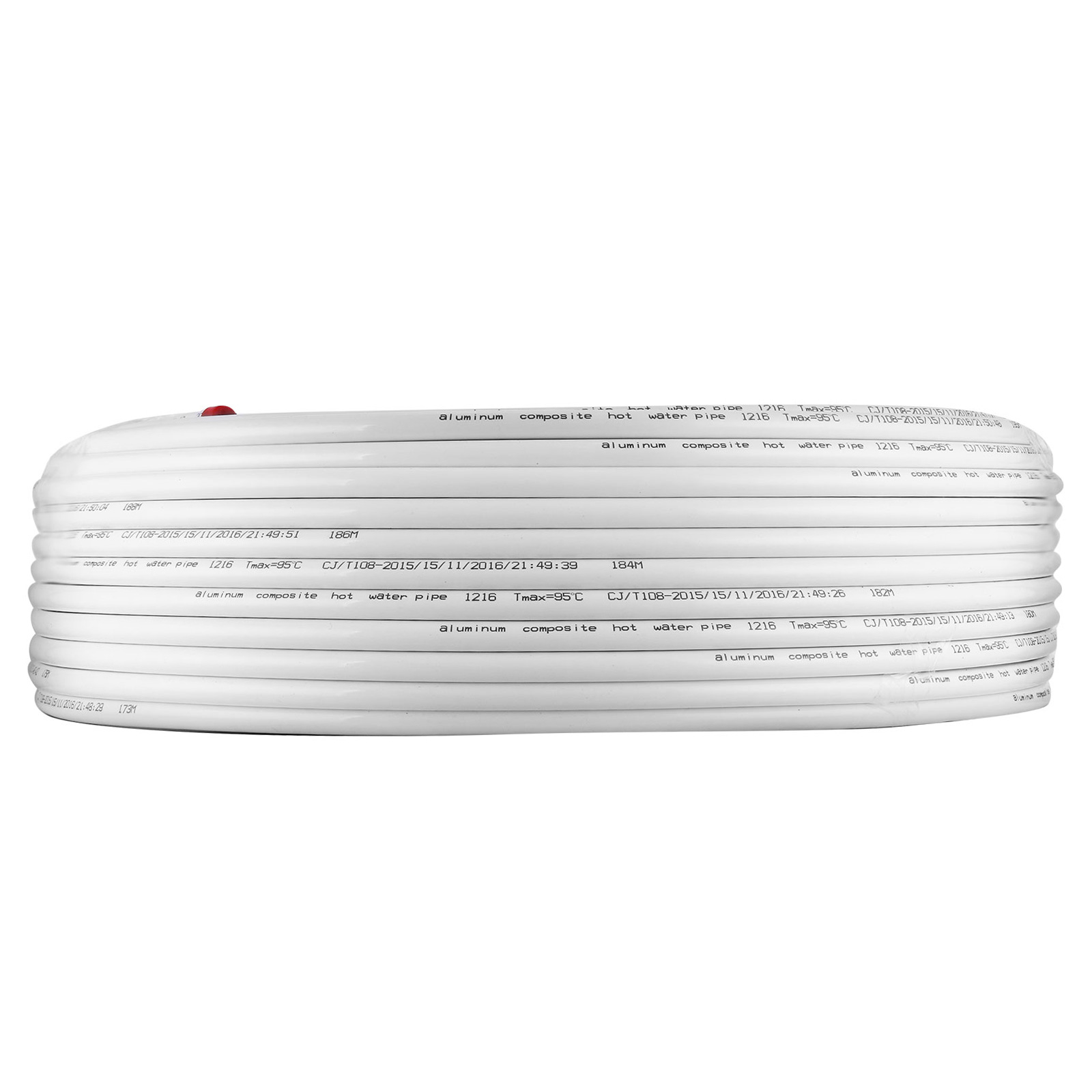 1/2" Pex Tubing Pexalpex Heat Polyethylene 200m Roll Radiant Aluminum