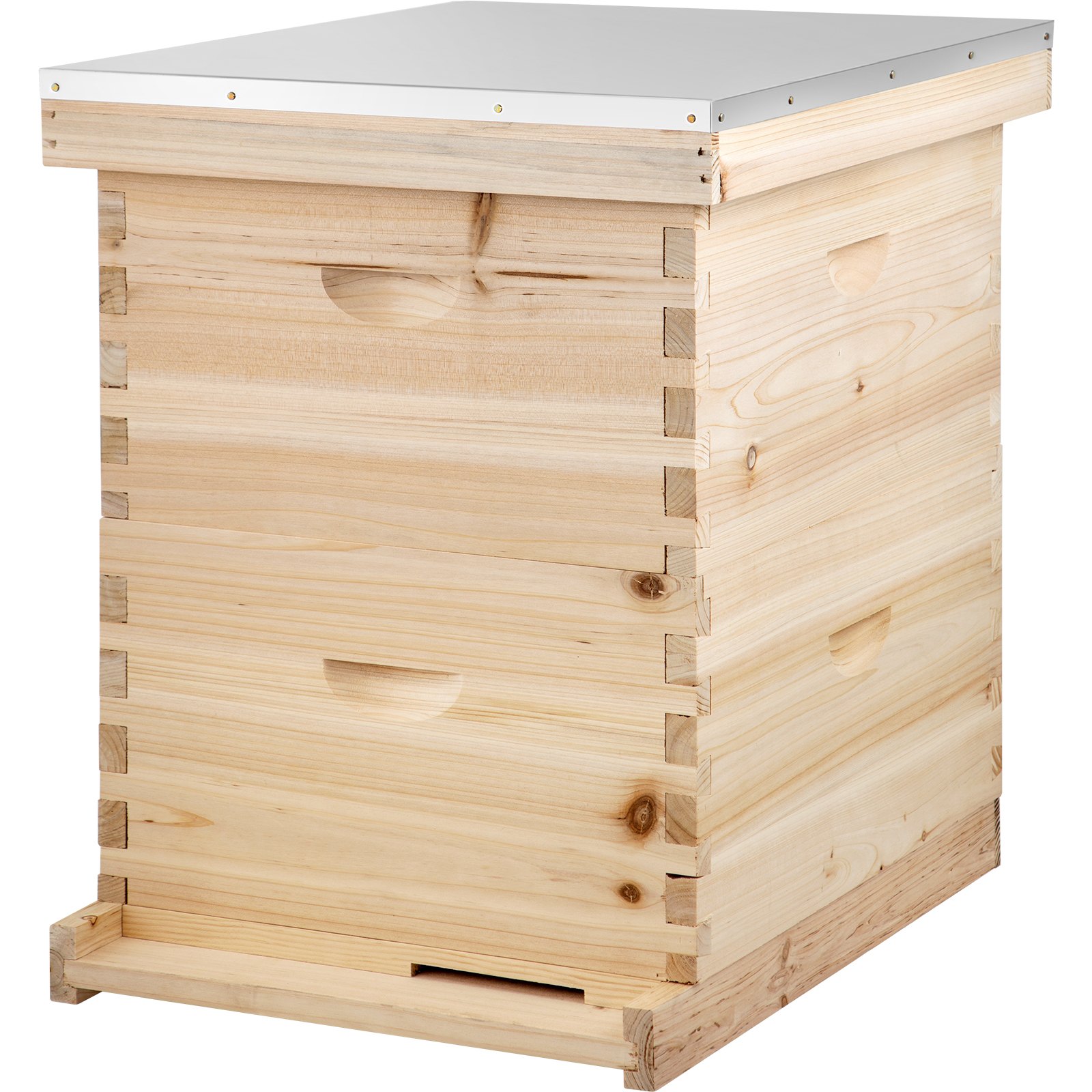 VEVOR Beehive Complete Box Kit 20 Frame(10 Deep-10 Medium) Langstroth ...