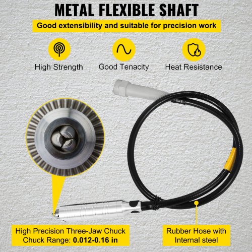 VEVOR SR Hanging Flexshaft Mill 230W 4mm Jewelry Design&Repair Tools