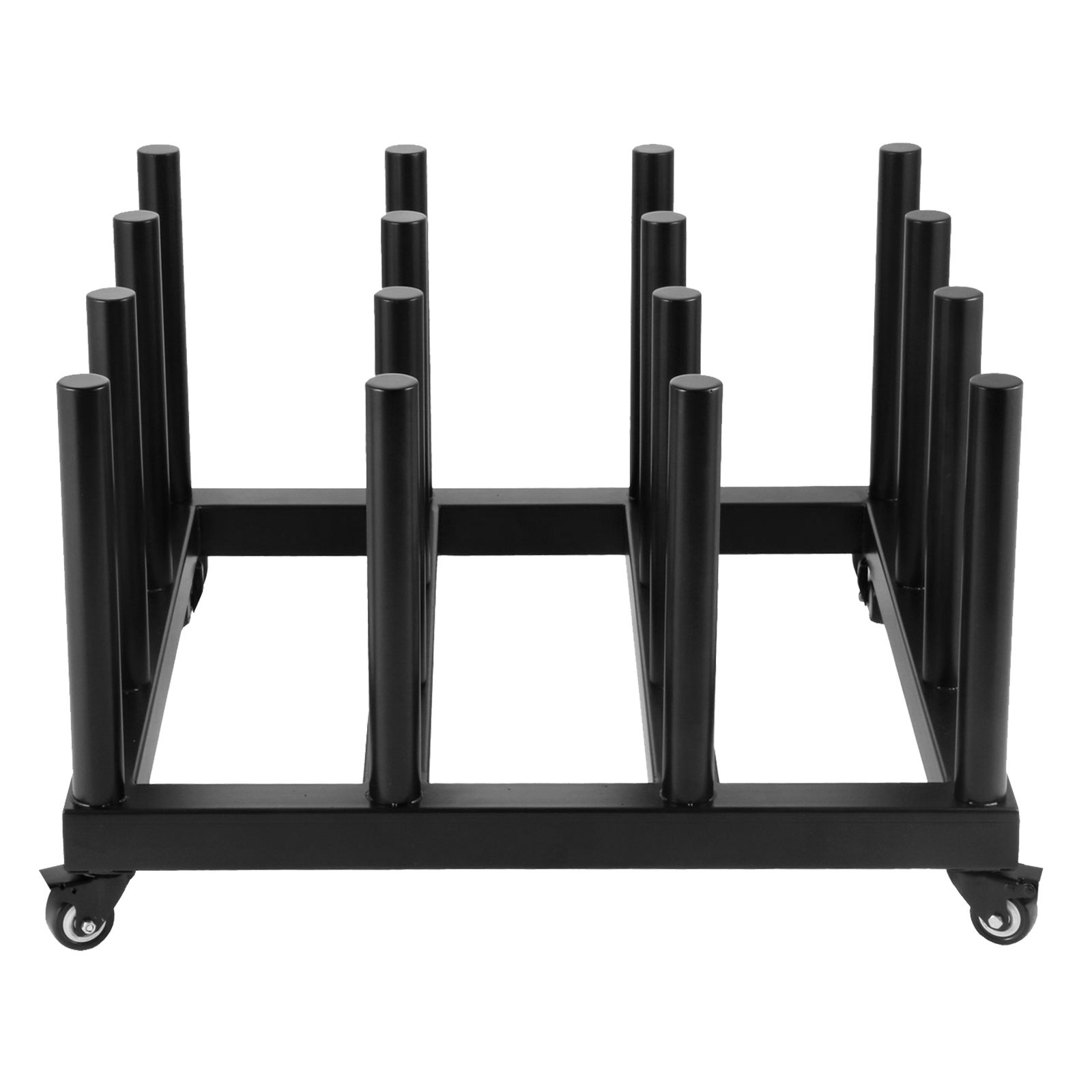 VEVOR Vinyl Cart Mobile Rack 16 Roll Capacity Vinyl Roll Rack 2" Core