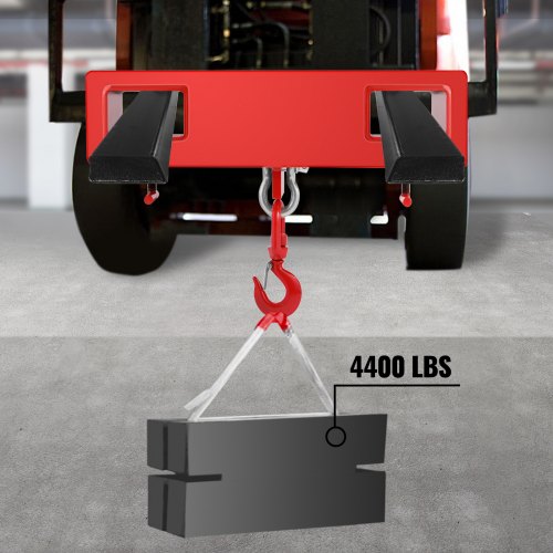 T Forklift Lifting Hoist Lbs Swivel Mobile Crane Hook Vevor Us