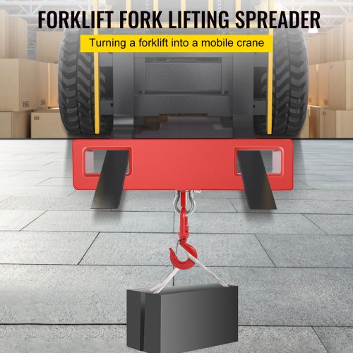 VEVOR Forklift Lifting Hook, 4400lbs Capacity Forklift Lifting Hoist