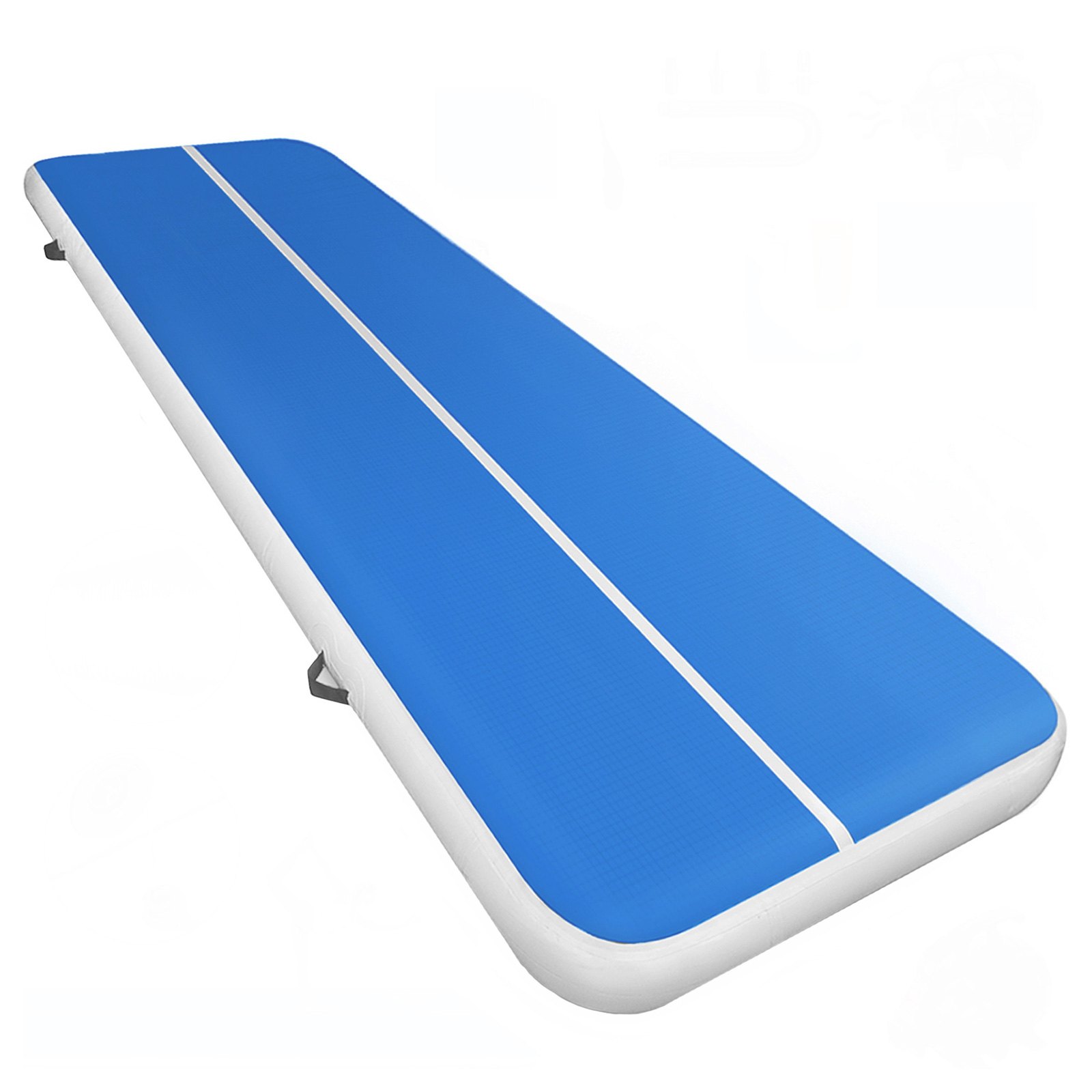 VEVOR Air Track Gonfiabile 3m/4m/5m/6m - Tappetino Da Ginnastica 10cm Con Pompa, Per Yoga, Cheerleading E Allenamento