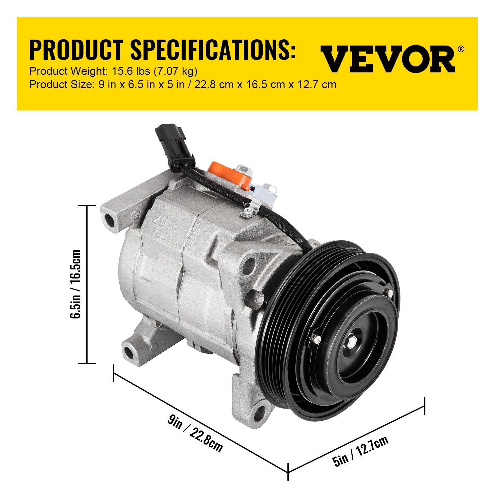 AUTO AC Compressor DENSO 10S20H Chrysler Town AND Country Voyager Dodge Grand Caravan 3 3 3 8l 5005441ah 5005440af 5005440ac 5005440ae 5005442ab 5005440 5005440aa - View #2