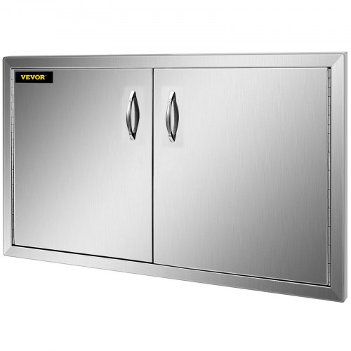 VEVOR Outdoor Kitchen Doors BBQ Kitchen Doors 34.5x19 Inch Stainless