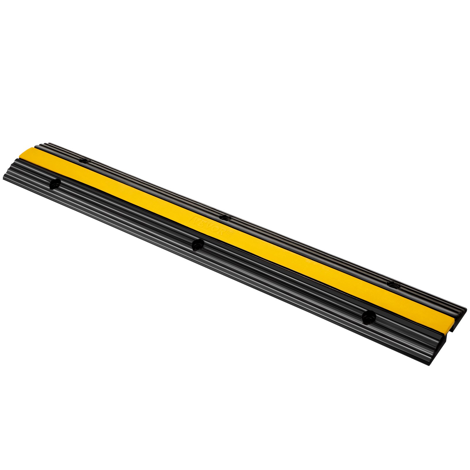 GarveeTech 3 Large Channel Rubber Cable Ramp Cable Protector Ramps, 28000 LBS Load Capacity Heavy Duty Traffic Speed Bump Cable Cord Cover Ramp Wire Hose Protective For Driveway Indoor Outdoor, 1 - View #2