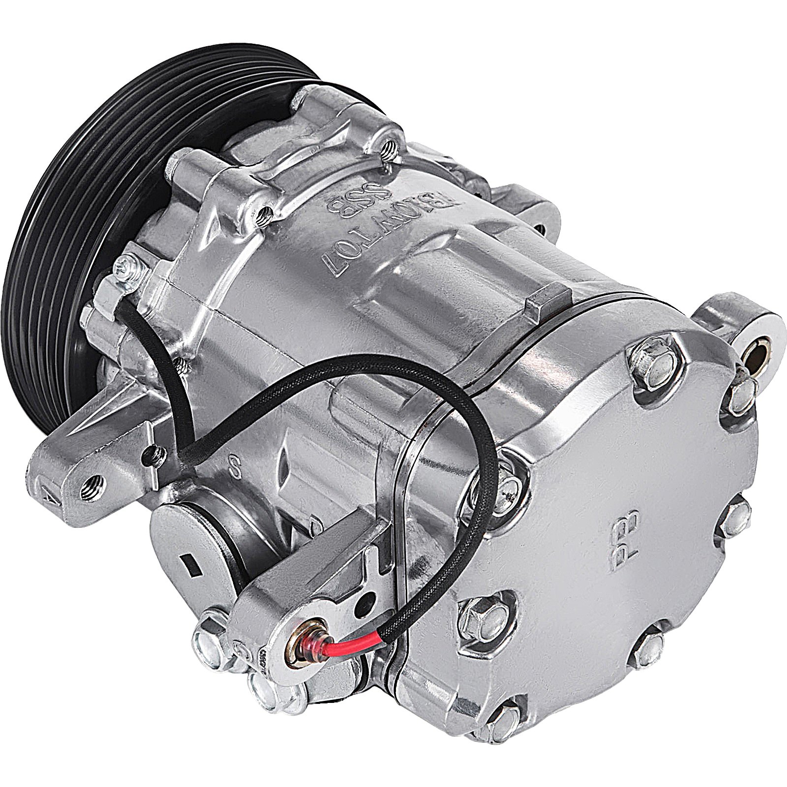 VEVOR CO7176C Sanden style Universal Air Conditioner AC Compressor 7176 ...